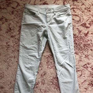 Ann Taylor Loft mint skinny jeans